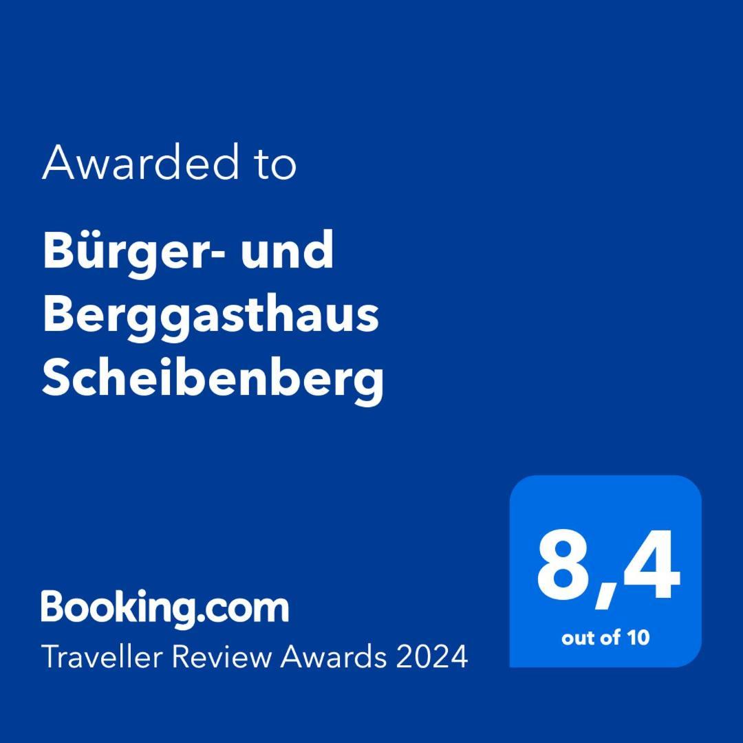 Buerger- Und Berggasthaus 샤이벤베르크 외부 사진